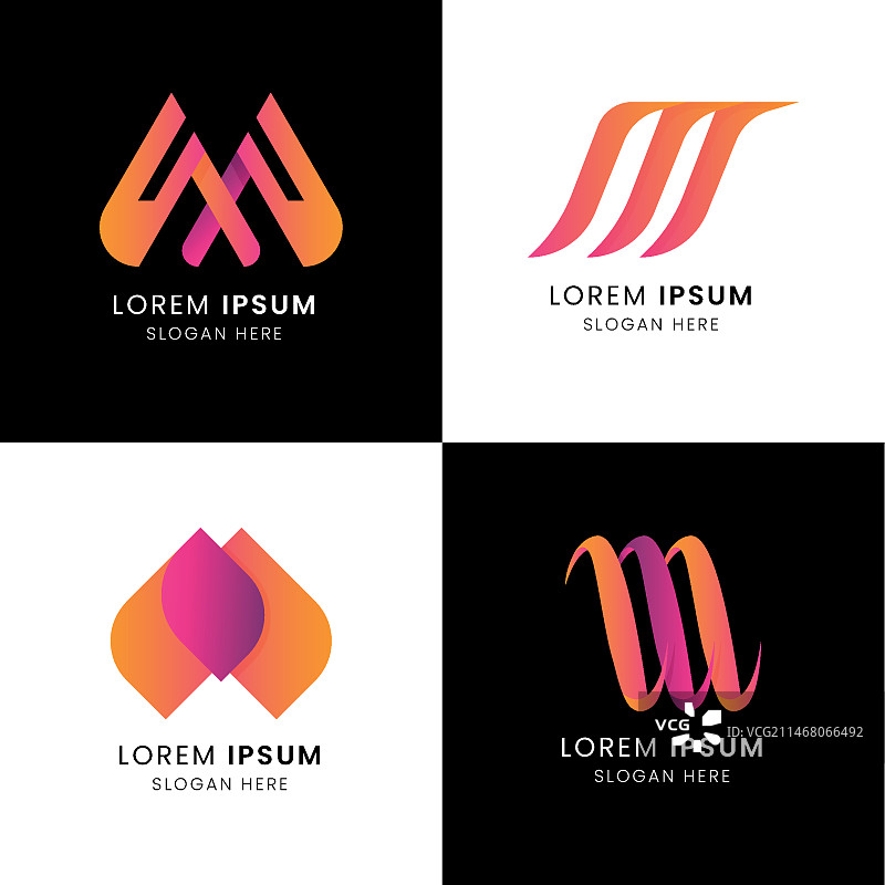 M字母标志合集图片素材