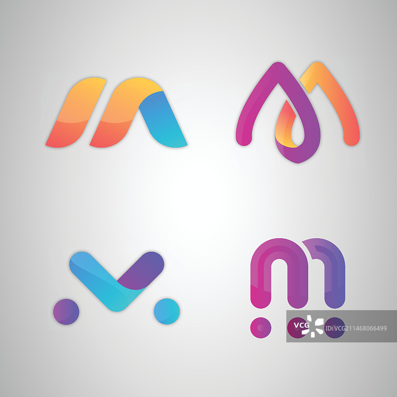 M字母标志合集图片素材