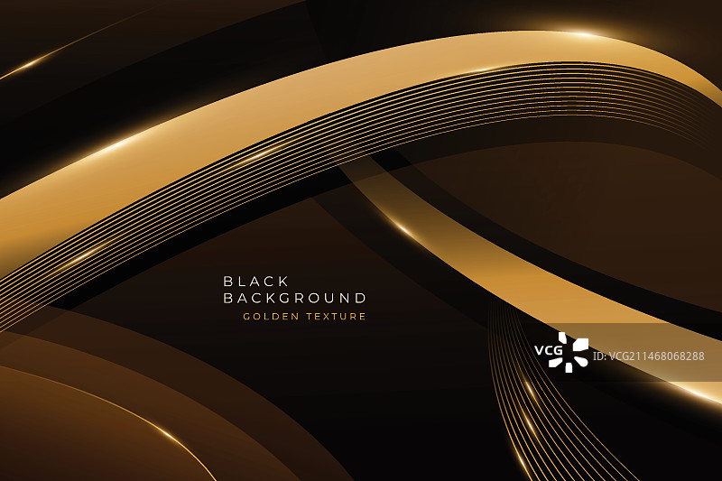 深色背景与金色纹理图片素材