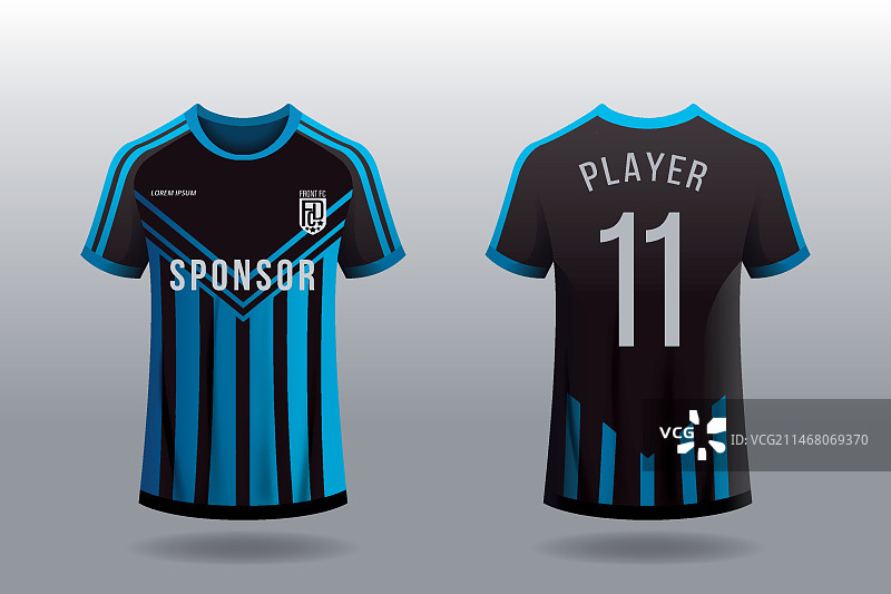 足球运动衫T恤概念图片素材