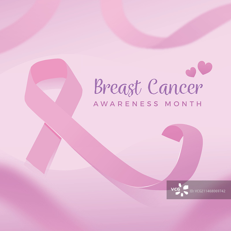 乳腺癌防治意识概念图片素材