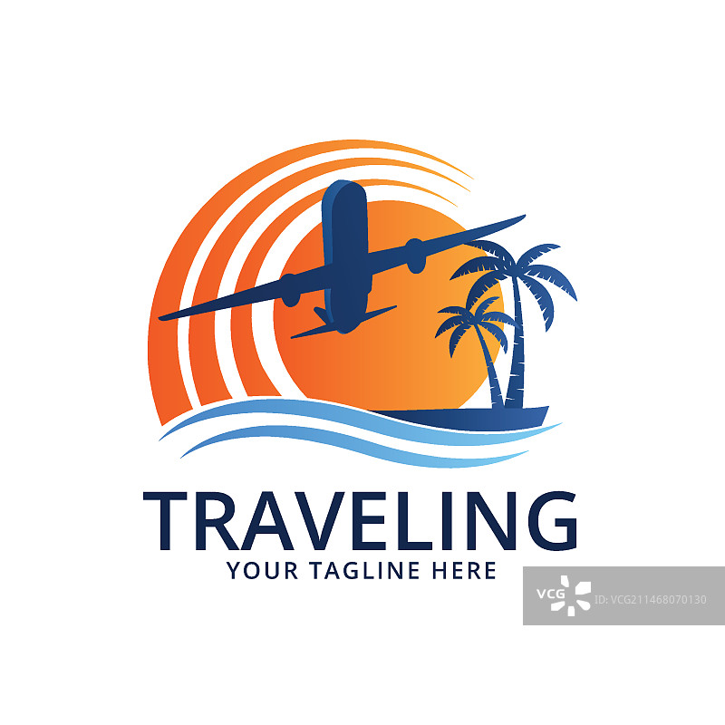 详细的旅行Logo图片素材
