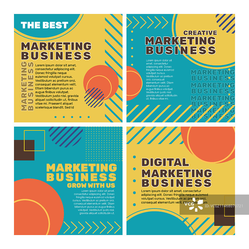 营销商业Instagram帖子图片素材