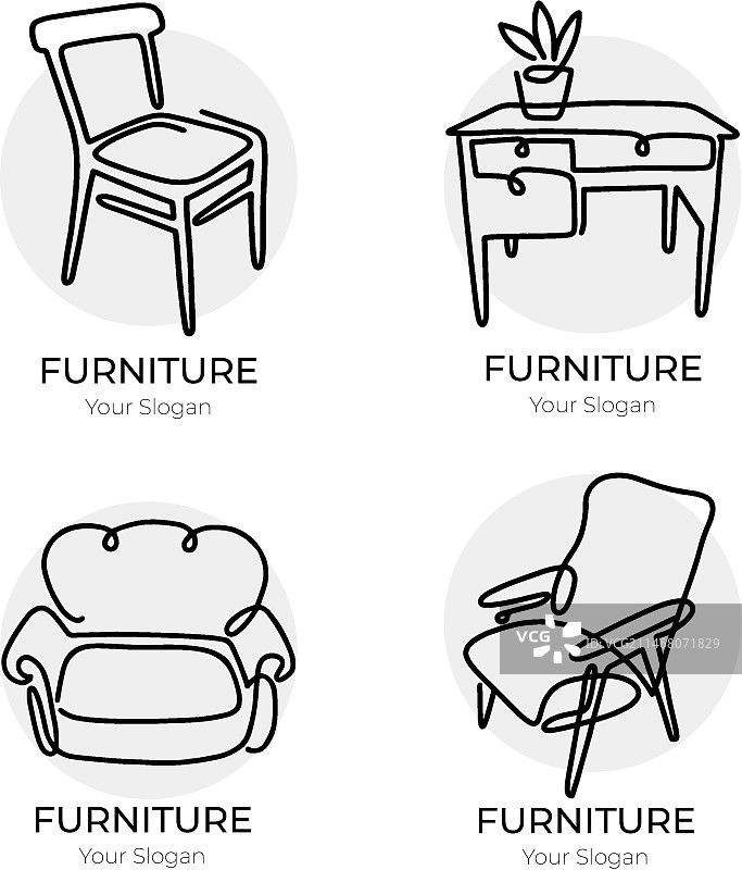 家具logo合集图片素材