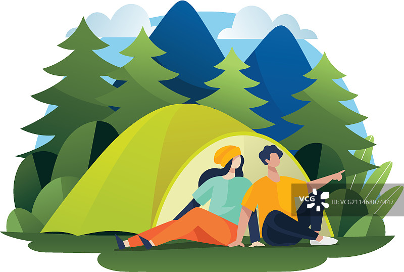 生态旅游概念图片素材