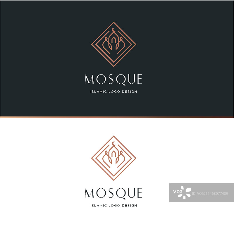 伊斯兰风格logo设计图片素材