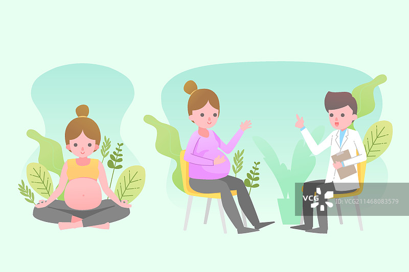 怀孕和孕妇场景图片素材