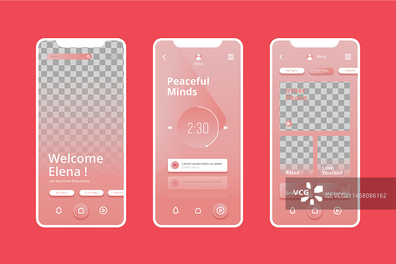 冥想App图片素材