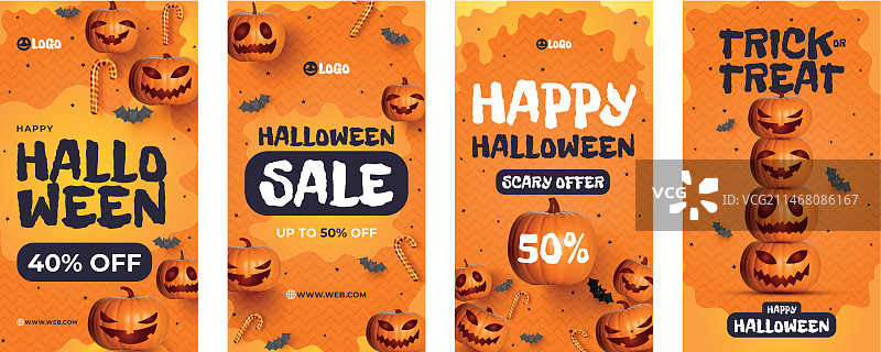 万圣节Instagram快拍合集图片素材