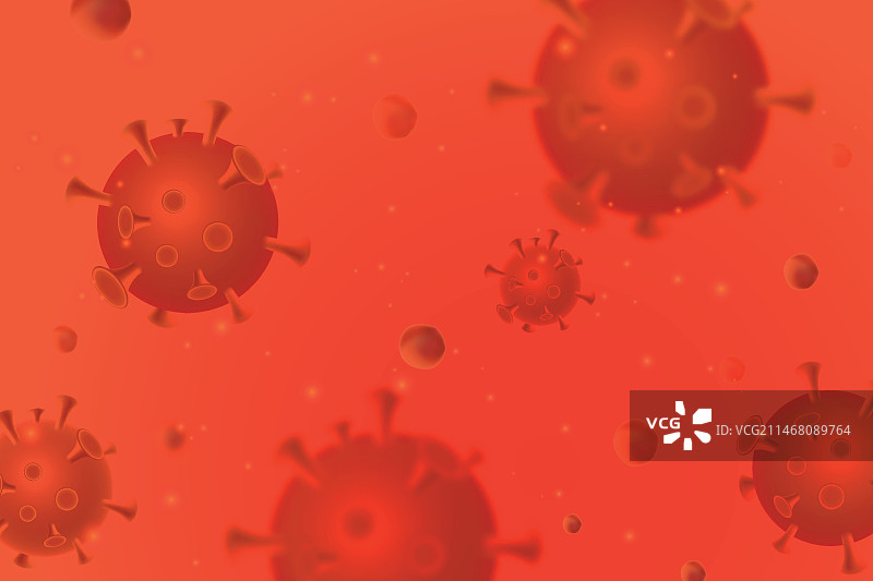 单色冠状病毒背景图片素材