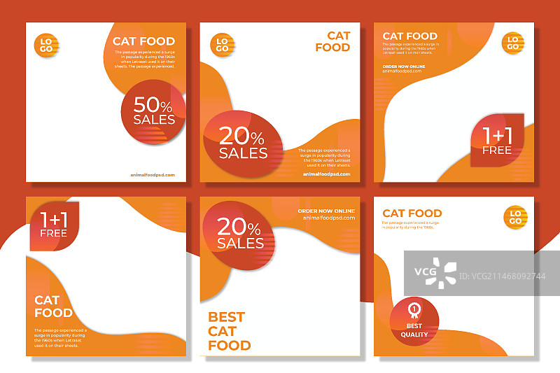 动物食物Instagram帖子图片素材