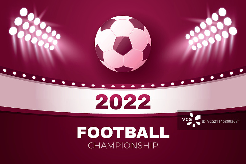 渐变足球锦标赛背景图片素材