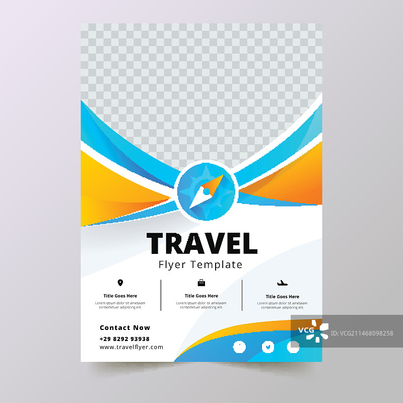 旅行促销宣传单模板图片素材