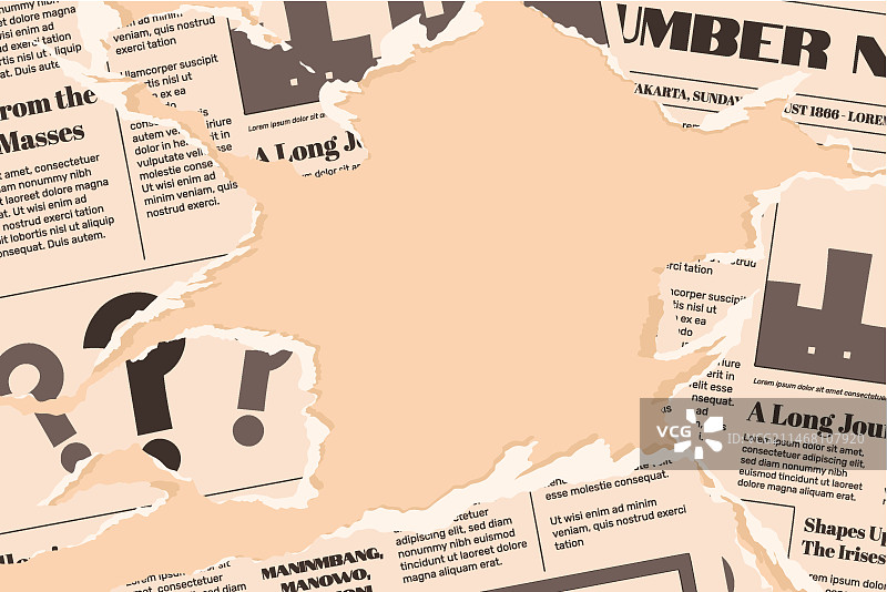 手绘旧报纸背景图片素材