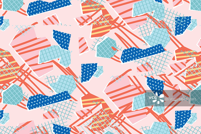 剪贴拼贴图案设计图片素材