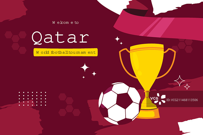 扁平风世界足球锦标赛背景图片素材
