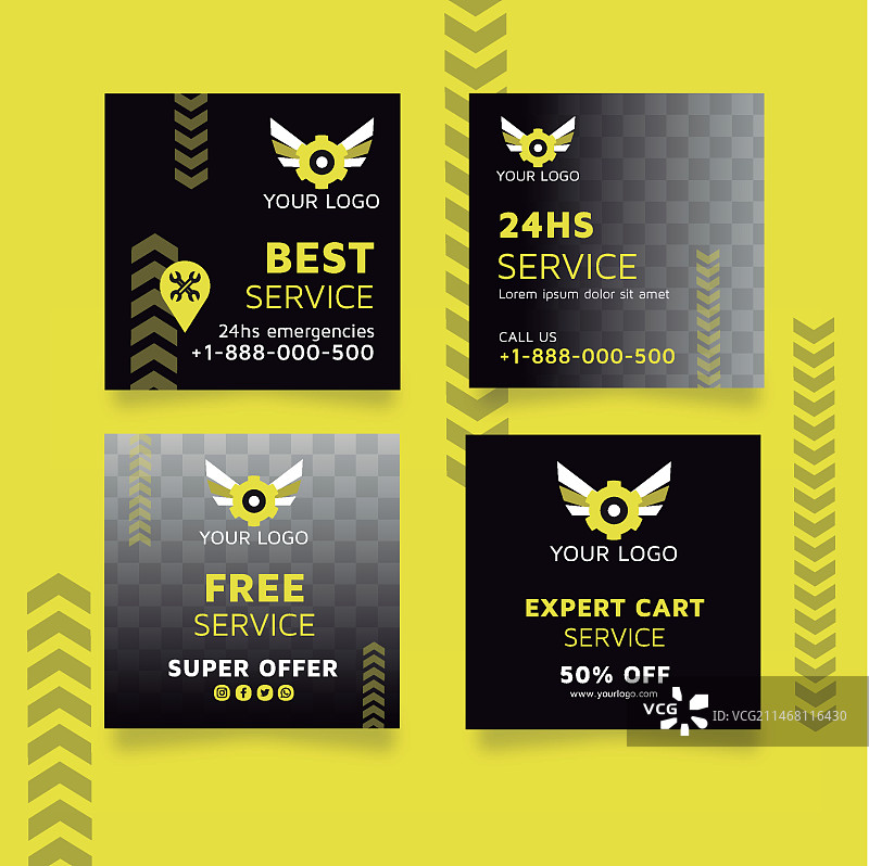 汽车修理工Instagram帖子合集图片素材