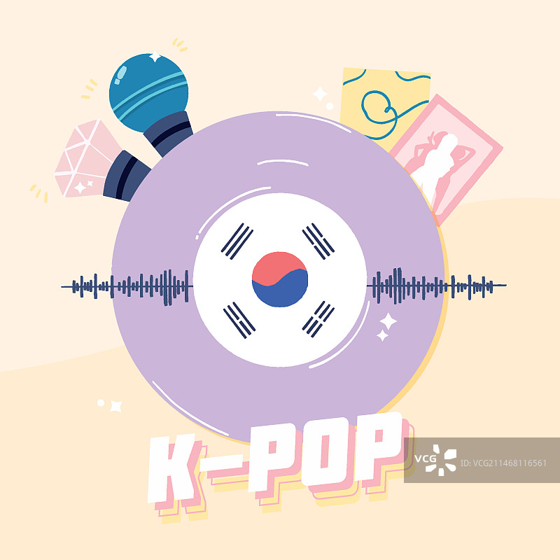 K-pop音乐概念图片素材