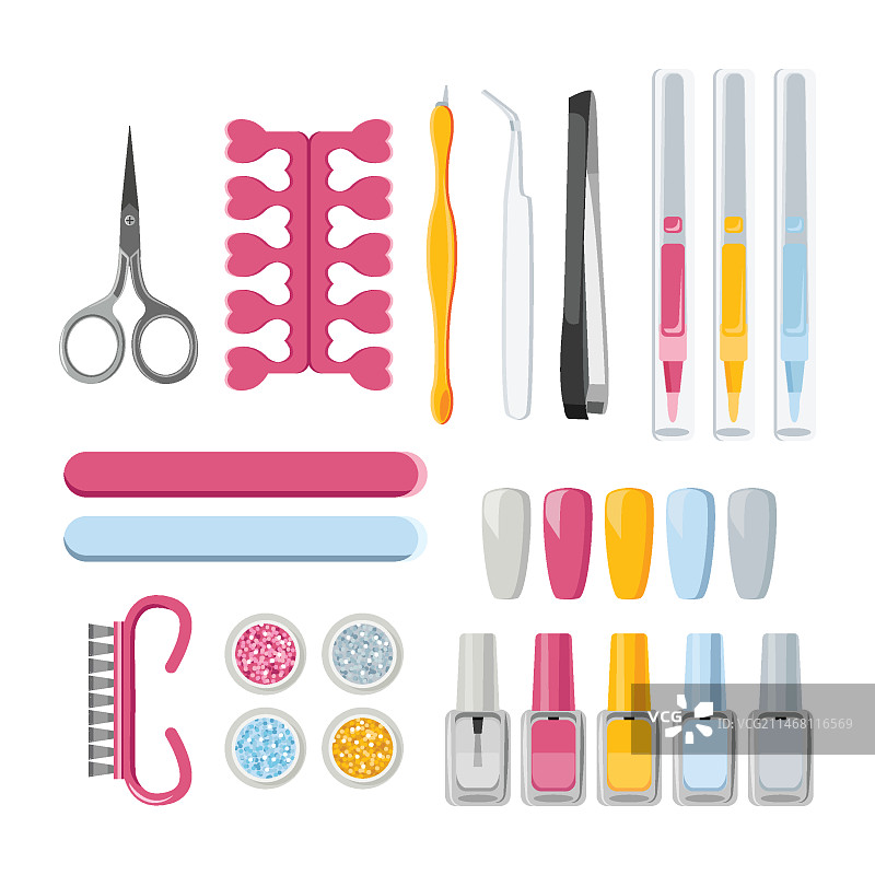 美甲工具图片素材