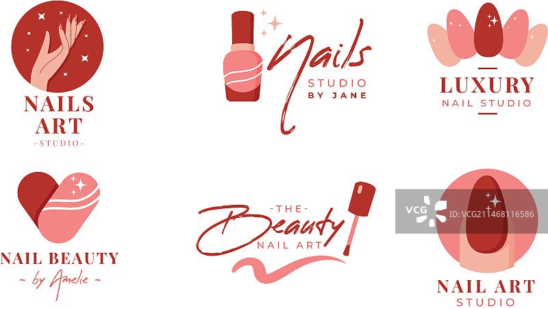 美甲艺术工作室Logo合集图片素材