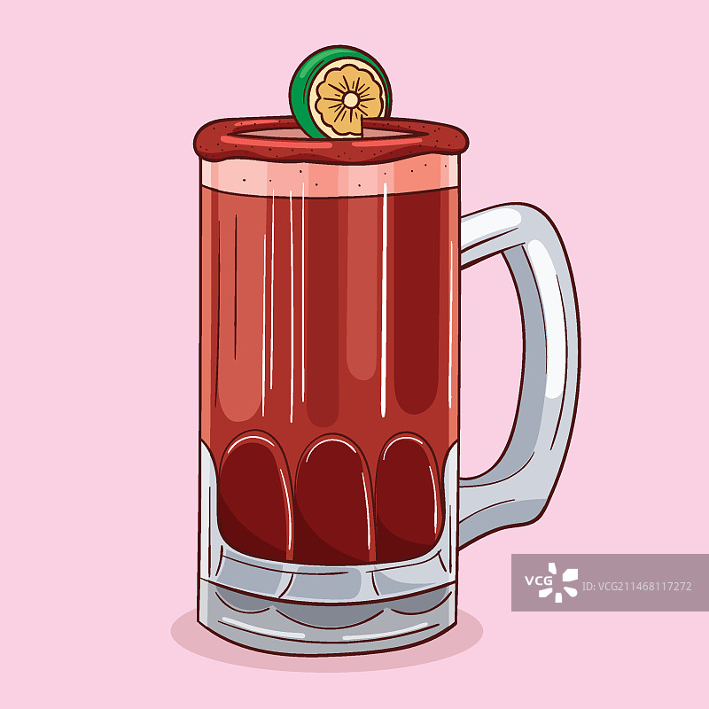 米切拉达手绘风格插画图片素材