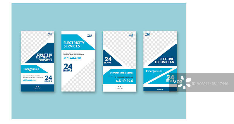 电工广告Instagram快拍合集图片素材