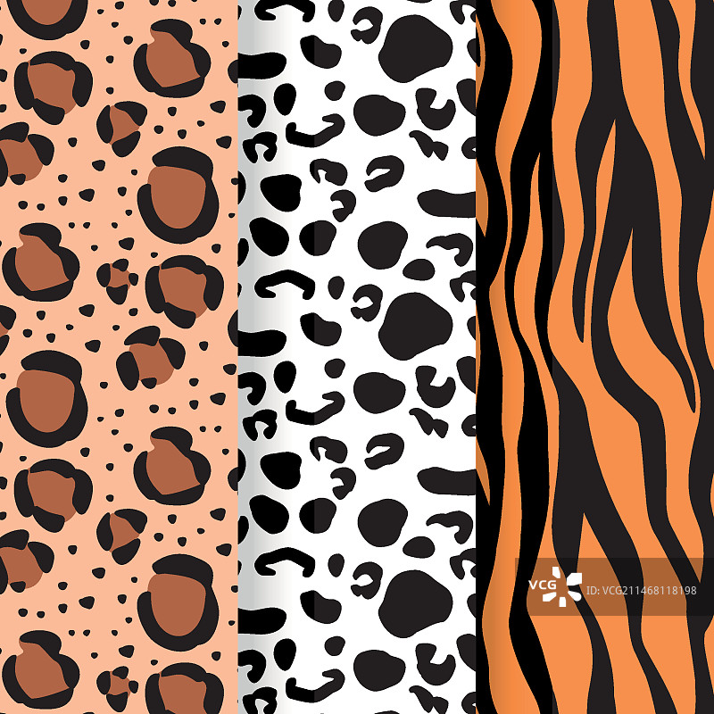 现代动物纹样图案合集图片素材