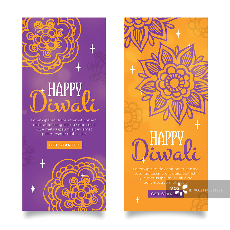 排灯节banner模板图片素材