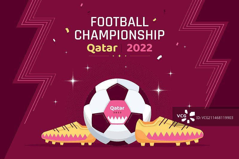 扁平风世界足球锦标赛背景图片素材