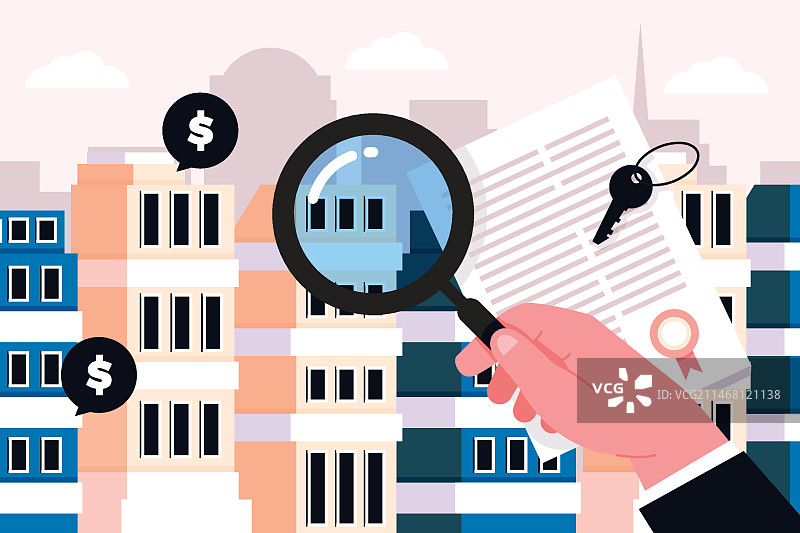 房地产搜索概念图片素材