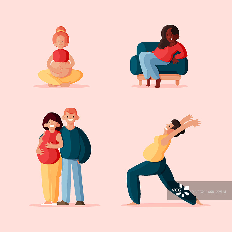 怀孕和孕妇场景图片素材