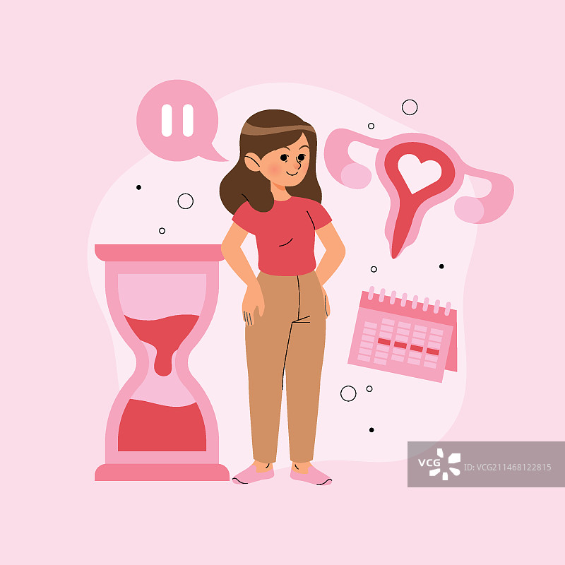 女性更年期概念图片素材