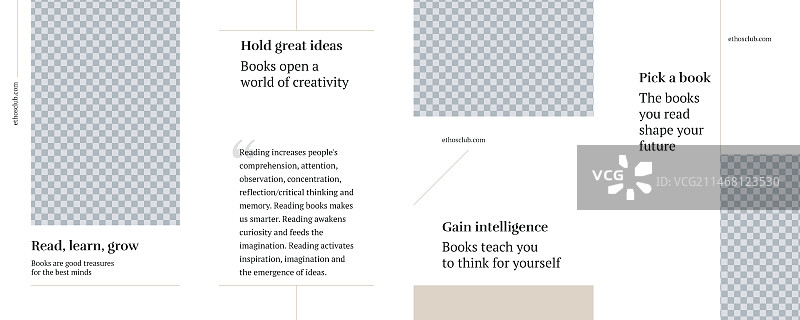 文学读书俱乐部Instagram故事集图片素材