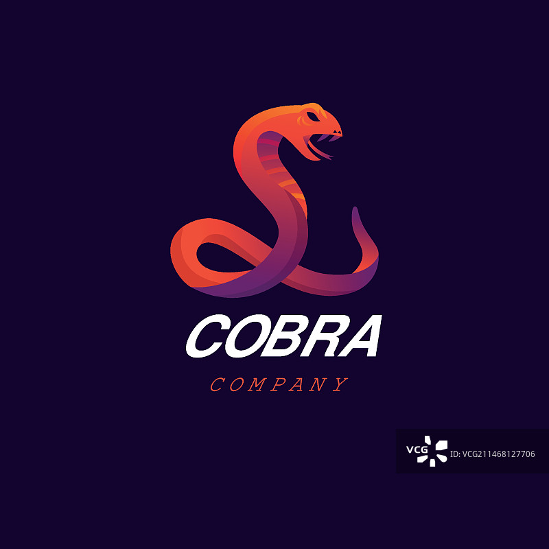 创意眼镜蛇标志模板图片素材