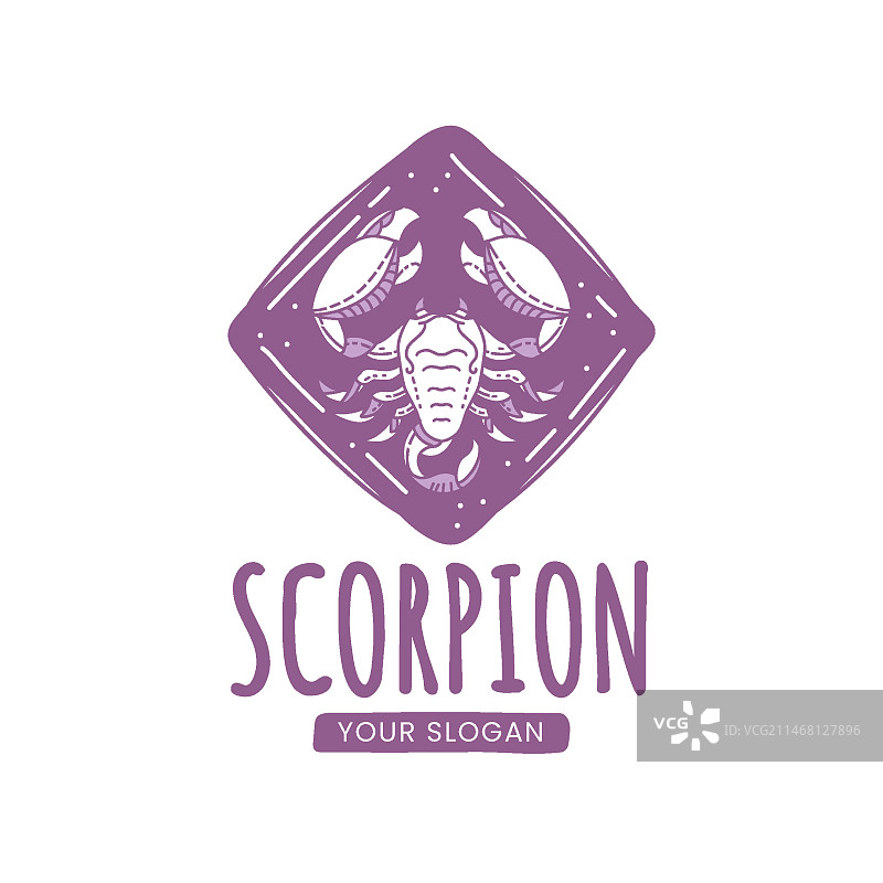 蝎子品牌标志模板图片素材