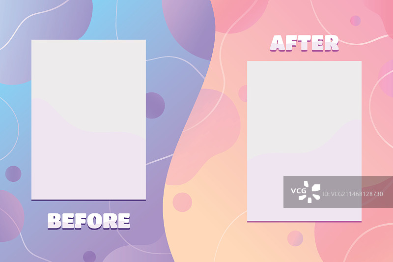 创意前后对比背景模板图片素材