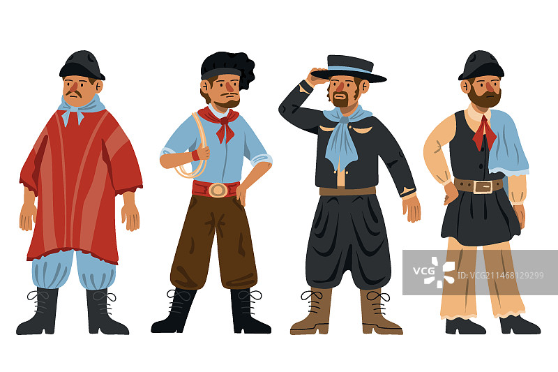 手绘高乔人角色合集图片素材