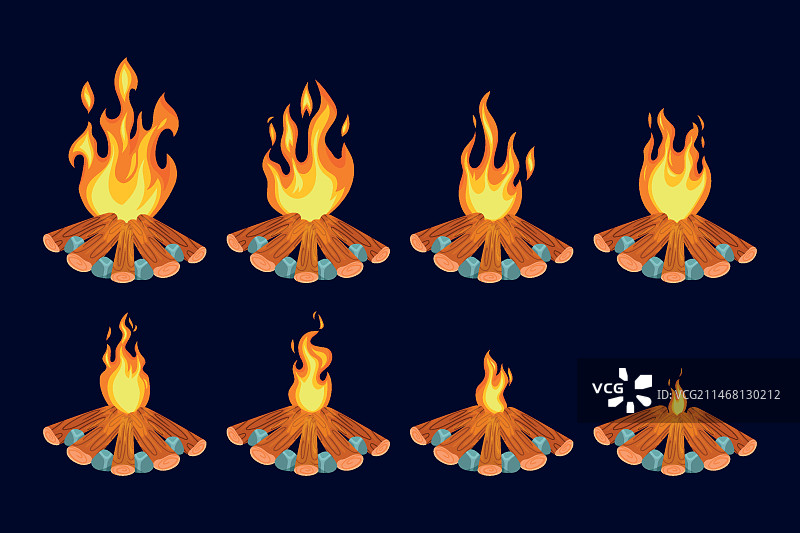 手绘动画帧元素合集图片素材