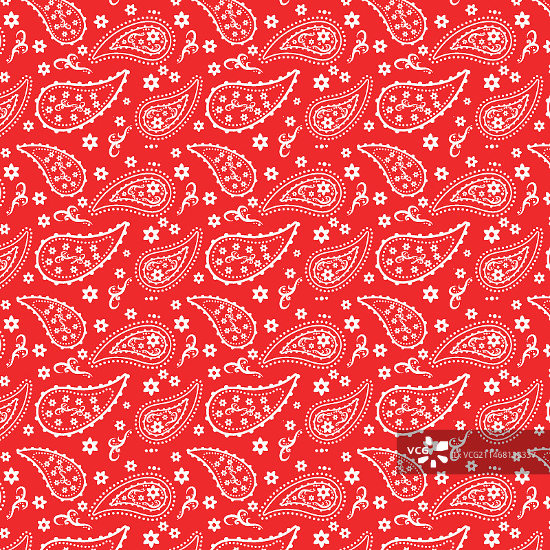 抽象佩斯利花纹无缝图案图片素材