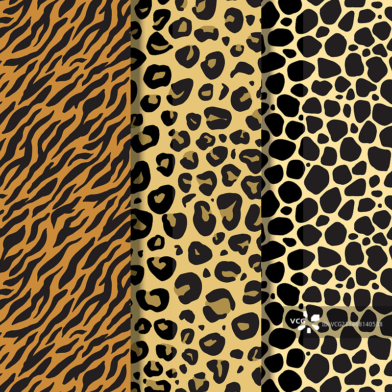 现代野生动物毛皮图案图片素材