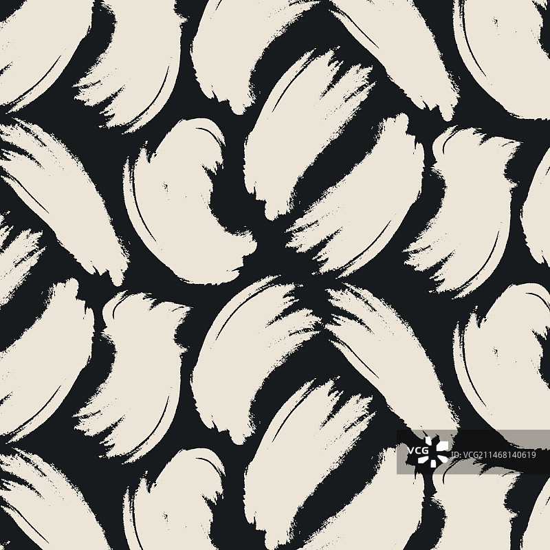 白色笔刷笔触图案模板图片素材