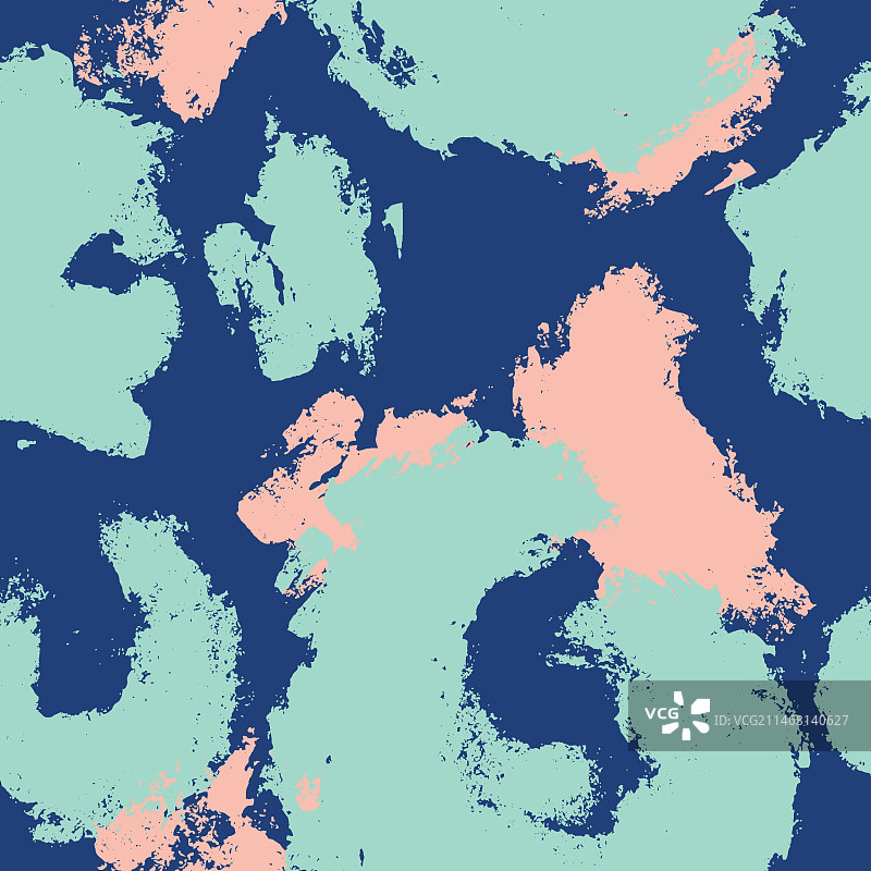 浅蓝色和鲑鱼色笔触图案模板图片素材