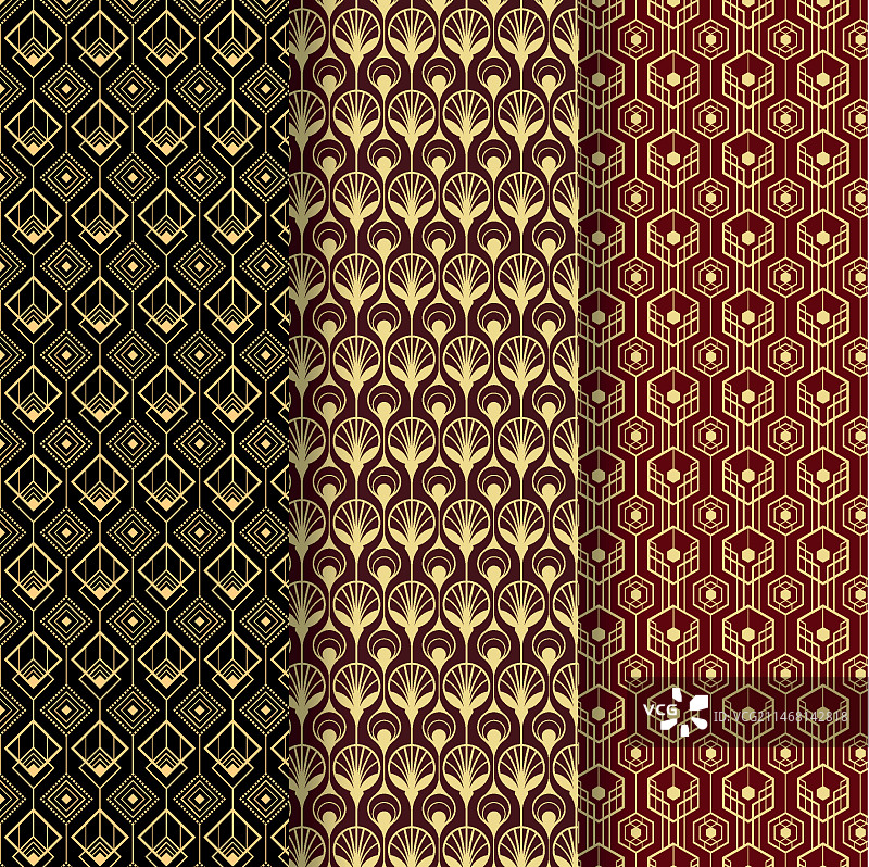 装饰艺术风格图案合集图片素材