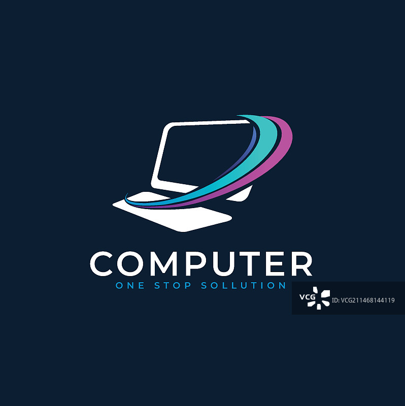 专业电脑Logo模板图片素材