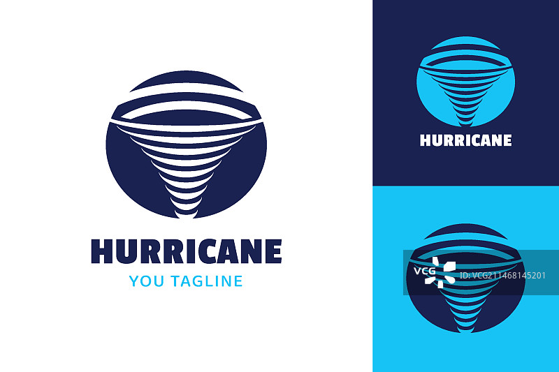专业飓风Logo模板图片素材