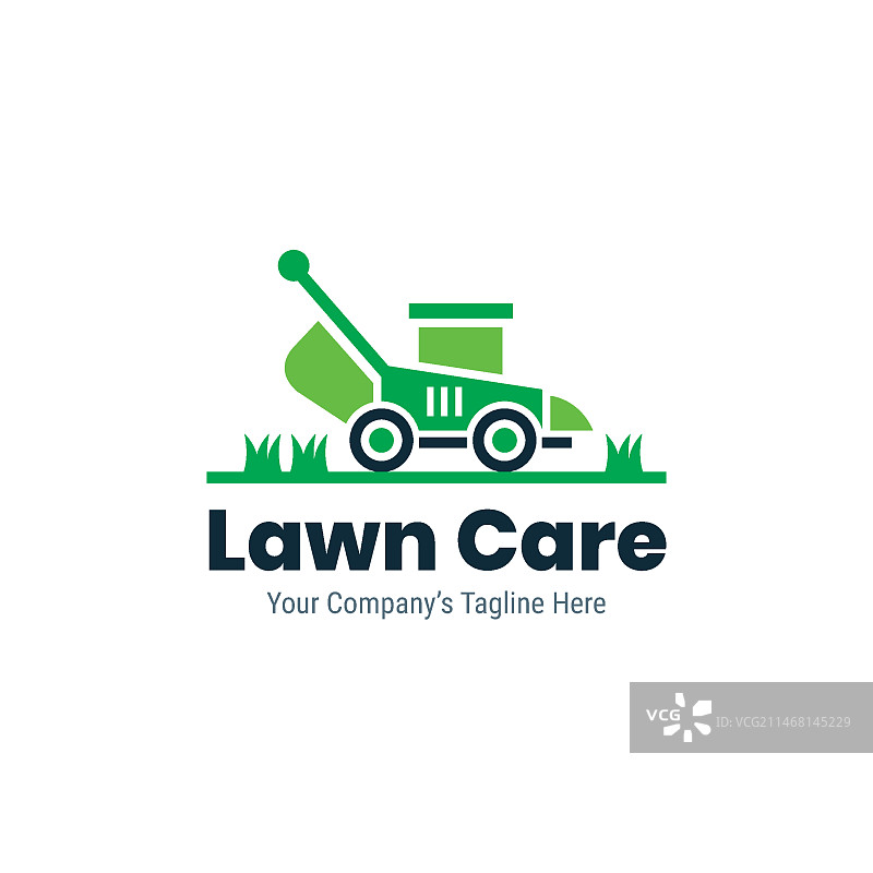 专业割草机logo模板图片素材