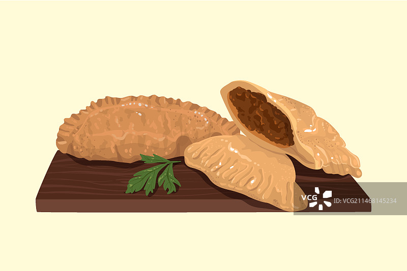 手绘逼真巴西美食图片素材