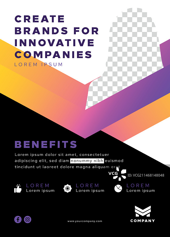 创新公司宣传单模板图片素材