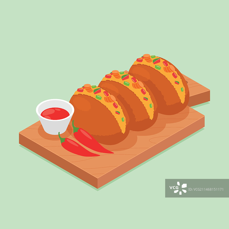 手绘阿卡拉热插画图片素材