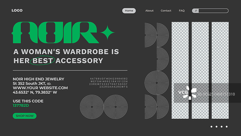 粗野主义模板设计图片素材